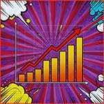 Info-graphic to show a graph with trends and patterns.